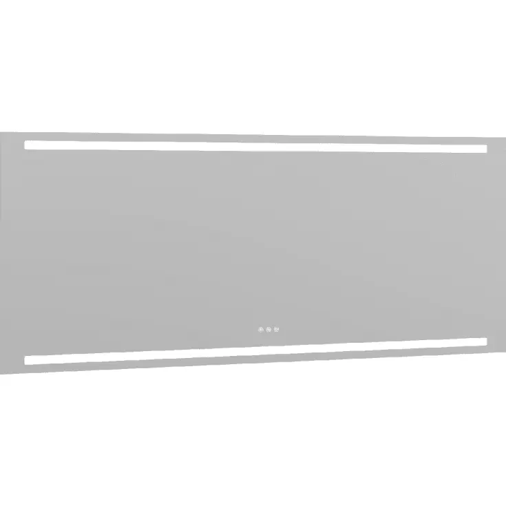 Dansani Level spejl med lys, dæmpbar, 160x80 cm | Dagens tilbud