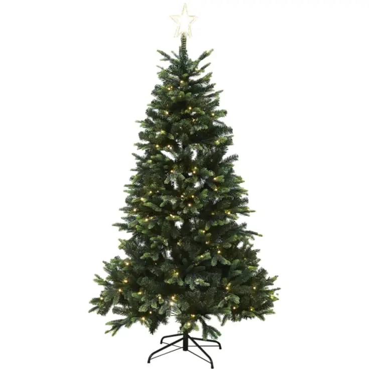 Kun i begrænset tid | Nordic Winter Lifa kunstigt juletræ med lys, 260 x 170 cm