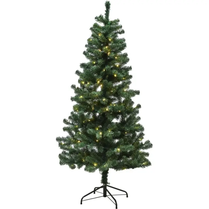 Nordic Winter Alex kunstigt juletræ med lys, 200 x 106 cm - Køb direkte