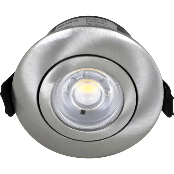 Ekstra rabat | Nordtronic Low Profile Flexible indbygningsspot, driver, Ø5,5 cm, børstet alu, 4000K