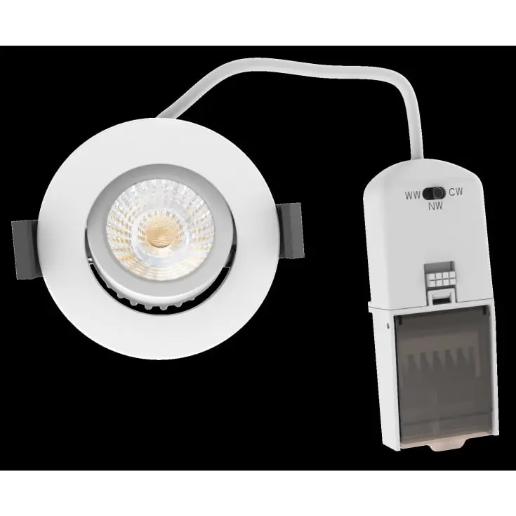 Topkvalitet | Lumenlight Tano indbygningsspot, hvid