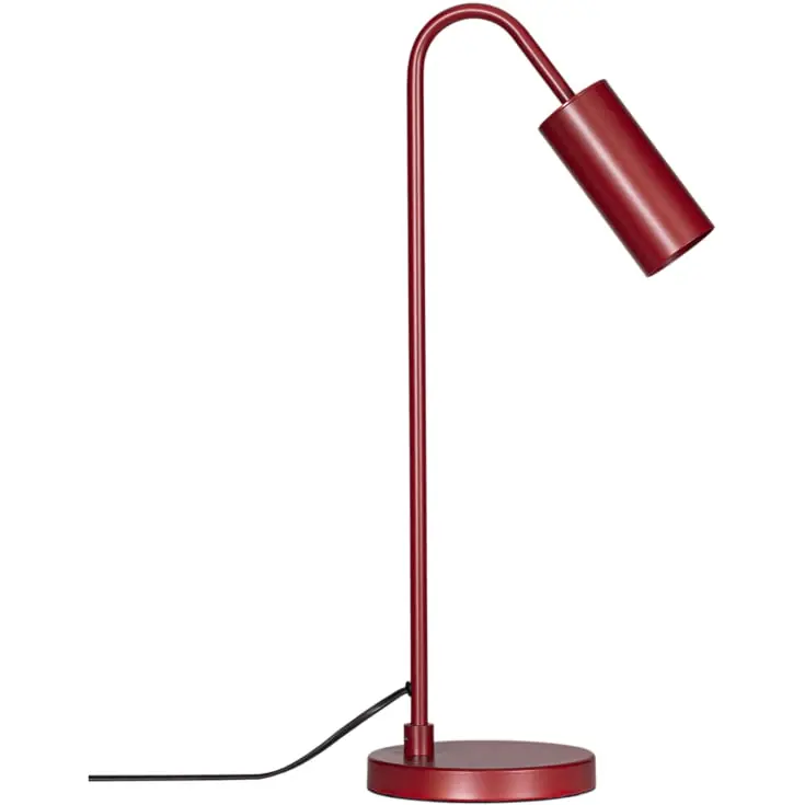 By Rydens Curve bordlampe, rød | Sikker betaling