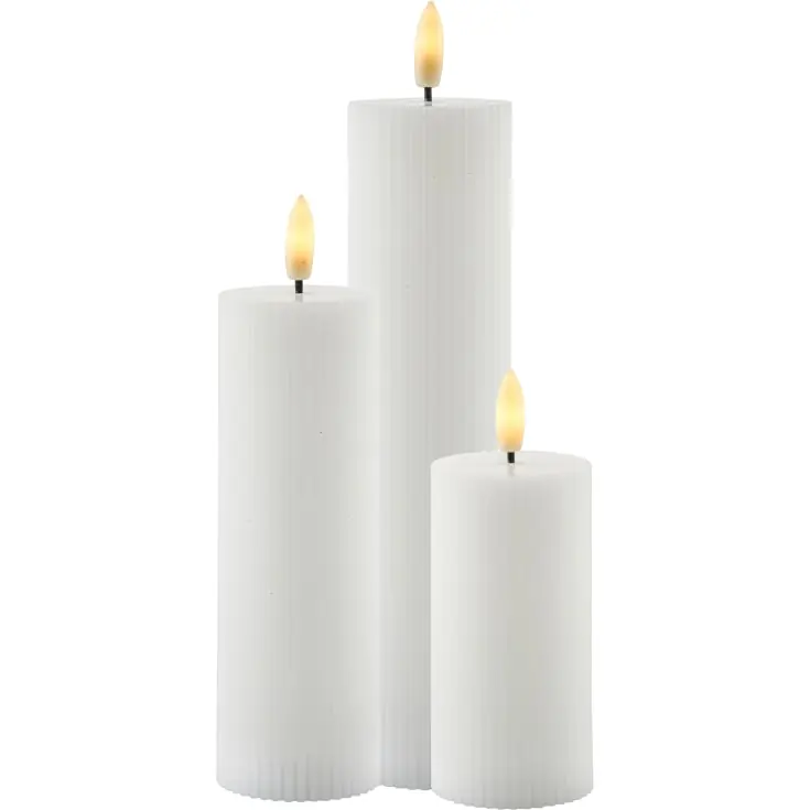 Skarp pris - Sirius Smilla LED bloklys, genopladelig, hvid