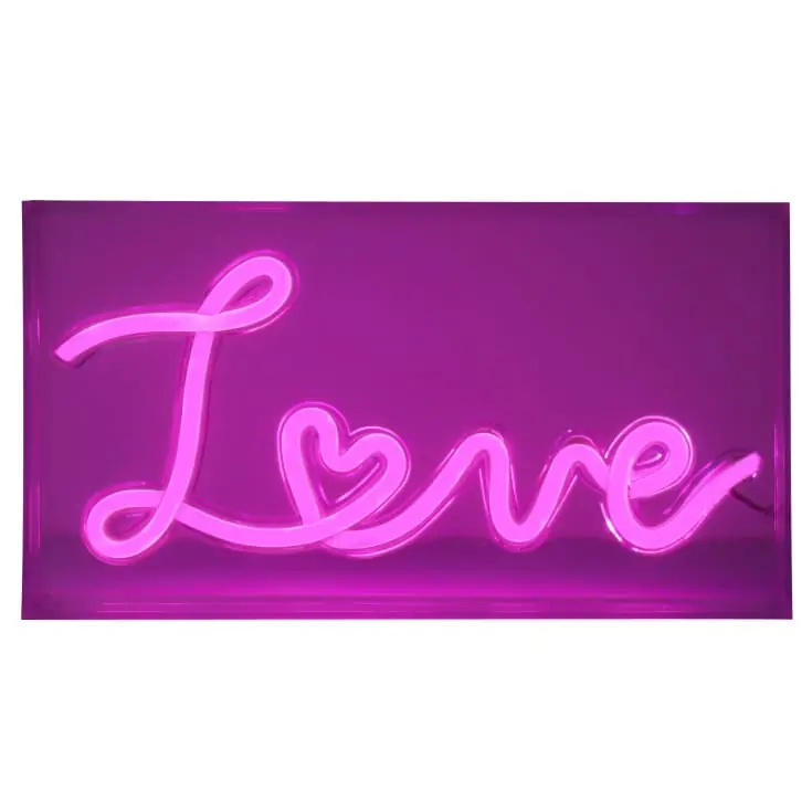 Meget populær - Veli Line Love neonskilt
