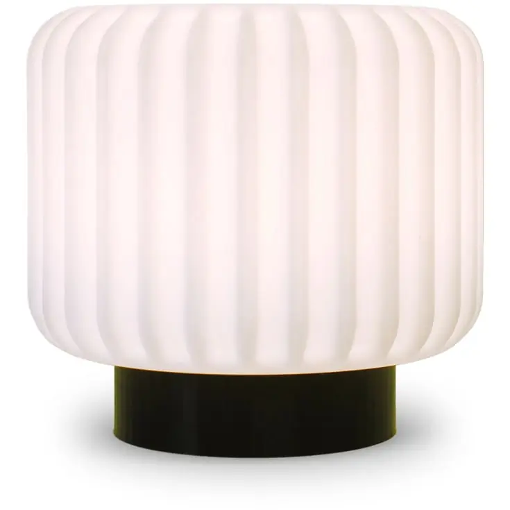 Atelier Pierre Dentelles genopladelig bordlampe, H15 cm, sort | Begrænset lager
