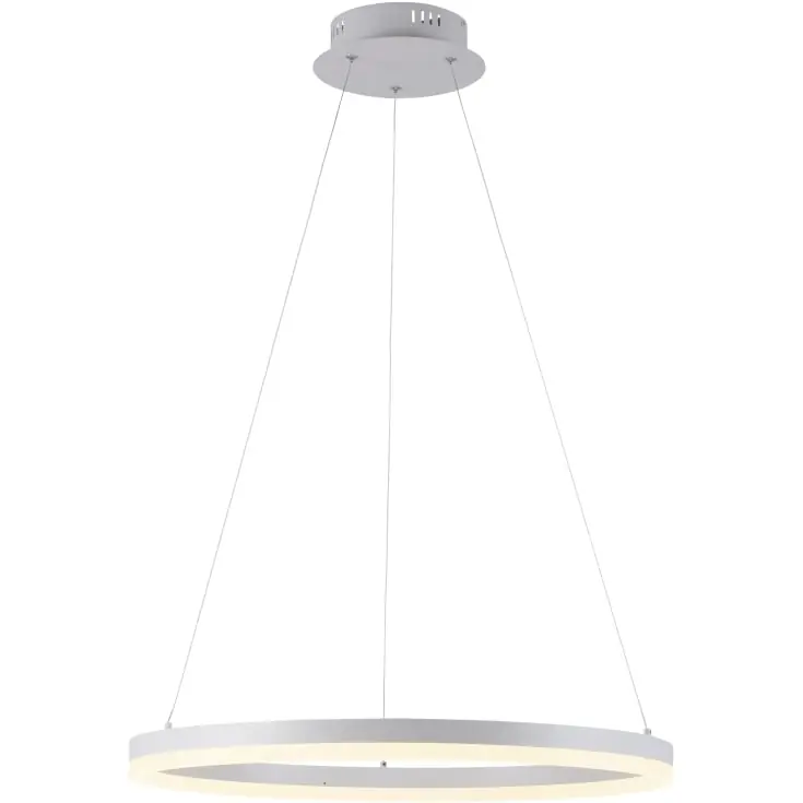 Paul Neuhaus Titus lysekrone, hvid, Ø60 cm - Topkvalitet