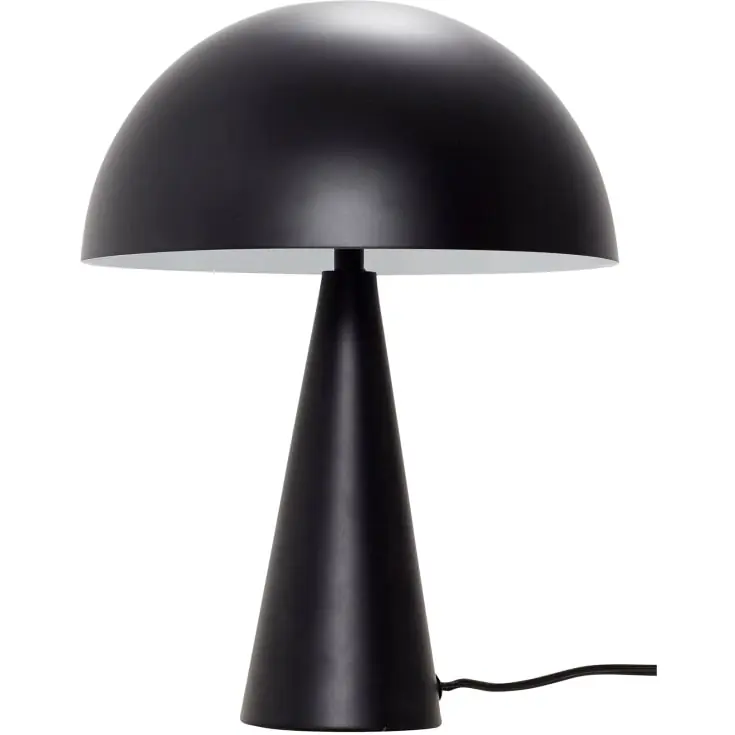Bedst sælgende - Hübsch Mush bordlampe, sort, 33 cm