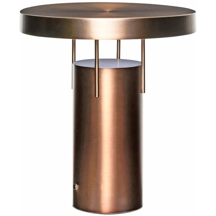 Tilbud | Hübsch BringMe genopladelig bordlampe, bruneret messing