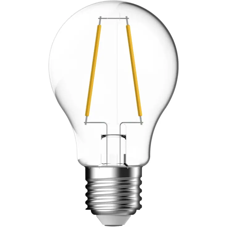 Begrænset antal - Nordlux Energetic E27 standardpære, 2700K, 4,6W