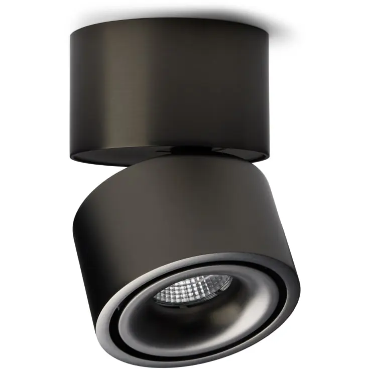 Antidark Easy Mini påbygningsspot, titanium - Toppris