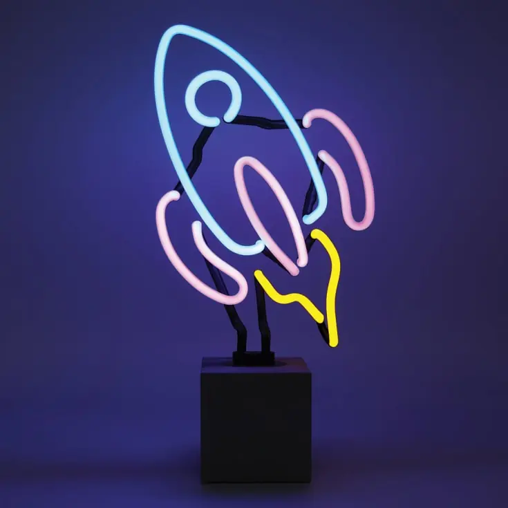 Kundernes favoritter | Locomocean Raket neonskilt