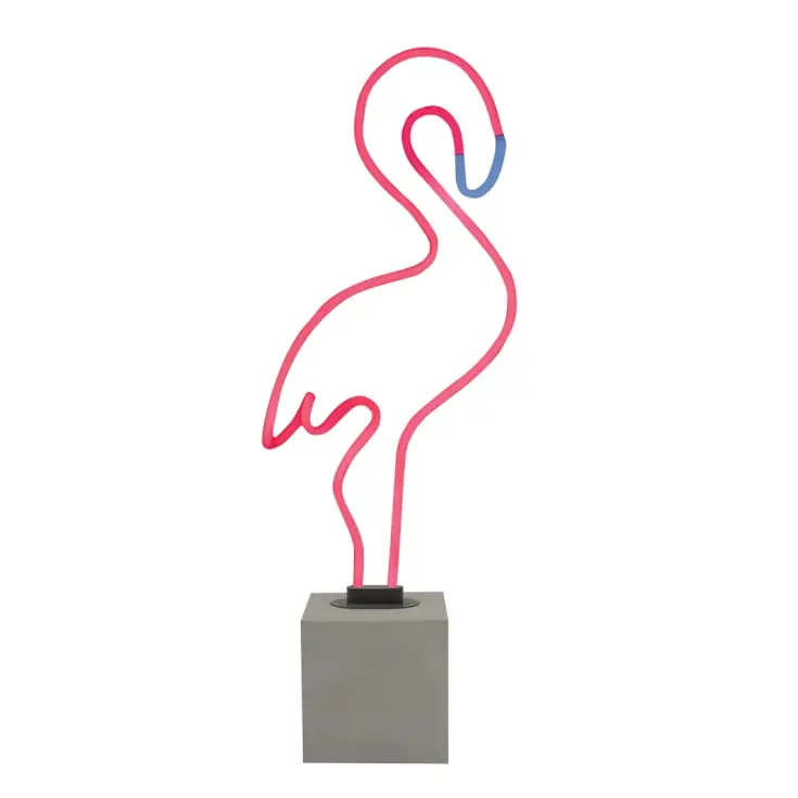 Leveres hurtigt | Locomocean Flamingo neonskilt