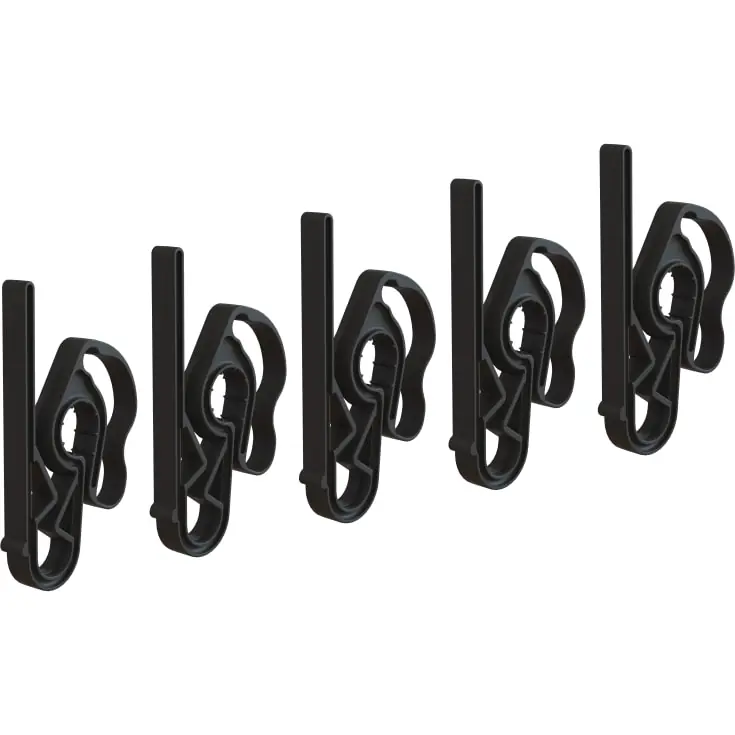 Hurtig forsendelse - Konstsmide lyskædekroge til tagrender, 5 stk