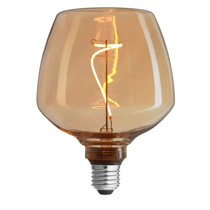 10 stk Unison Brandy E27 globepære, 3-trins dæmp, 1800K, 4W - Hurtig levering