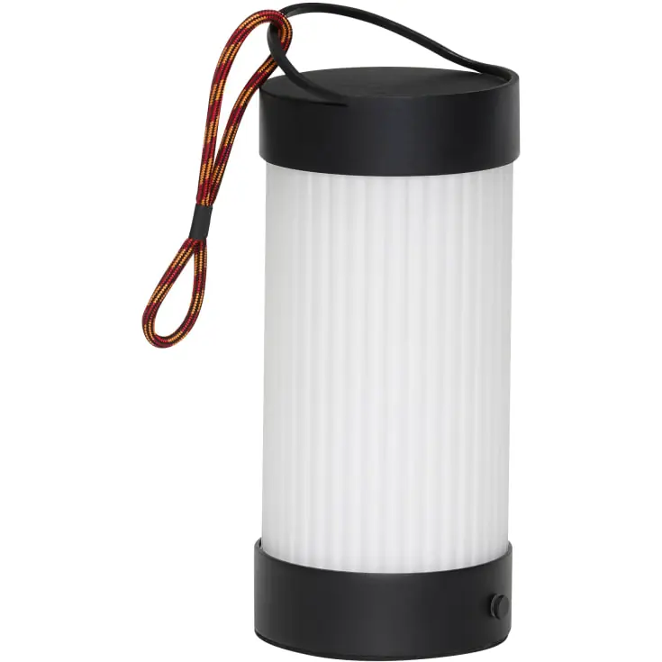 Klar til afsendelse - Hübsch Camp genopladelig lampe, sort