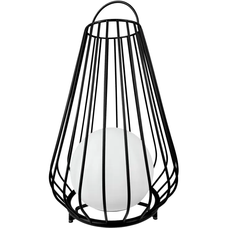 Bestil direkte | Dyberg Larsen Evesham solcelle lanterne, sort, 48 cm