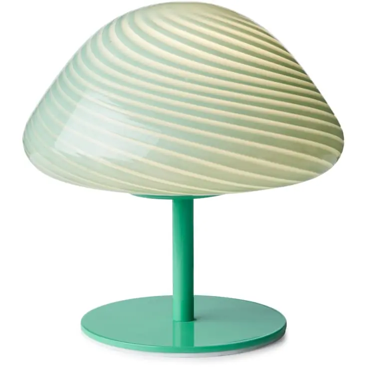 Halo Design Mini Mush bordlampe, turkis | Særtilbud