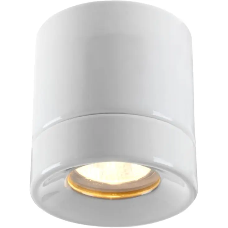 Skarp pris - Ifö Electric Sauna Light On påbygningsspot, hvid