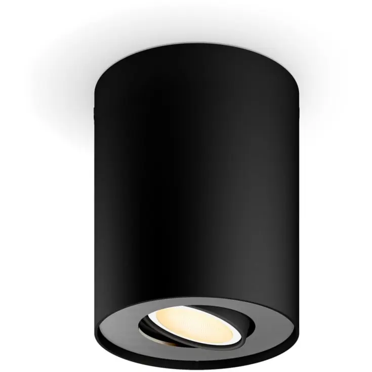 Fabrikspris - Philips Hue Pillar påbygningsspot, sort