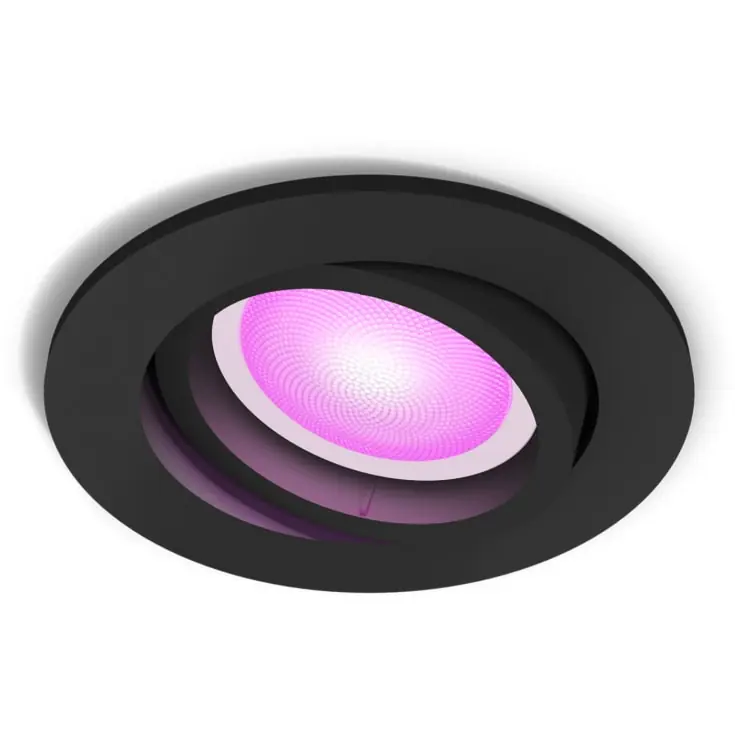 Dagens tilbud | Philips Hue Centura Recessed Round indbygningsspot, sort