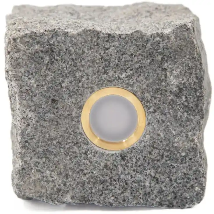 Lav pris | Light By Juhl chaussesten med Cosmos messing spot, 9x9x9 cm, earl blue