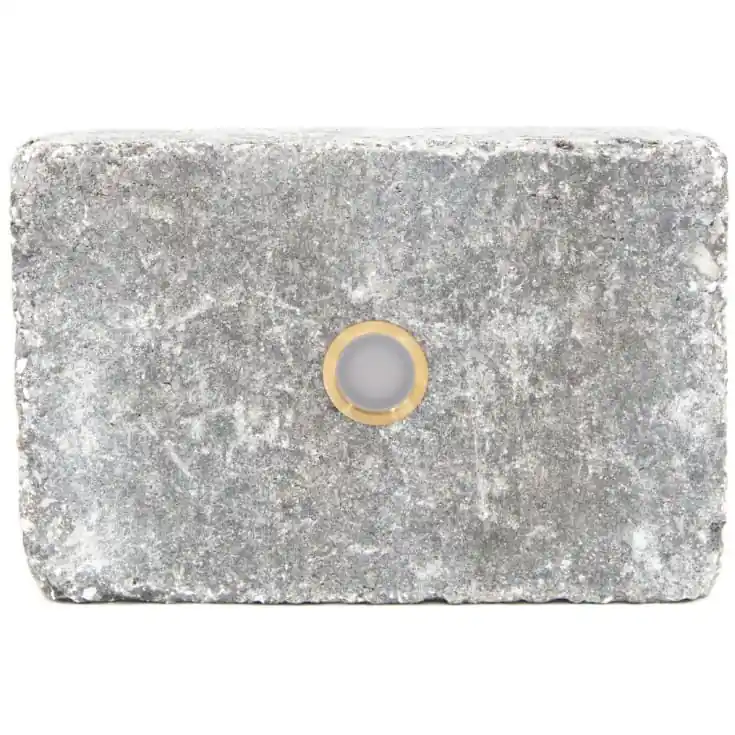Light By Juhl holmegaardsten med Cosmos messing spot, 14x21x5,5 cm, antracit | Kun i dag