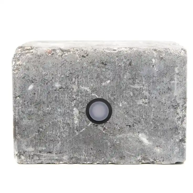 Eftertragtet | Light By Juhl holmegaardsten kantblok med Cosmos sort spot, 14x21x14 cm, antracit