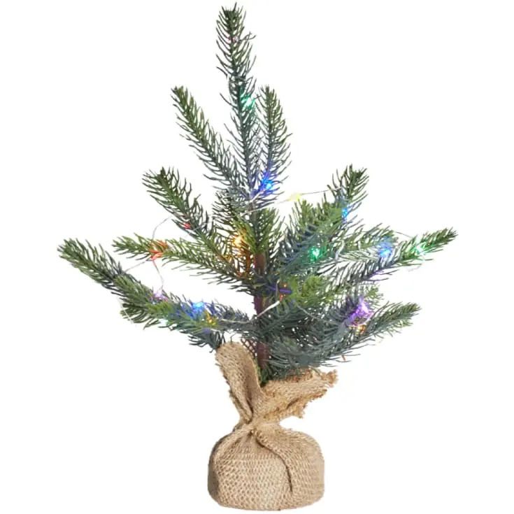Køb i dag - Sirius Bella kunstigt juletræ med farvet lys, 30 cm