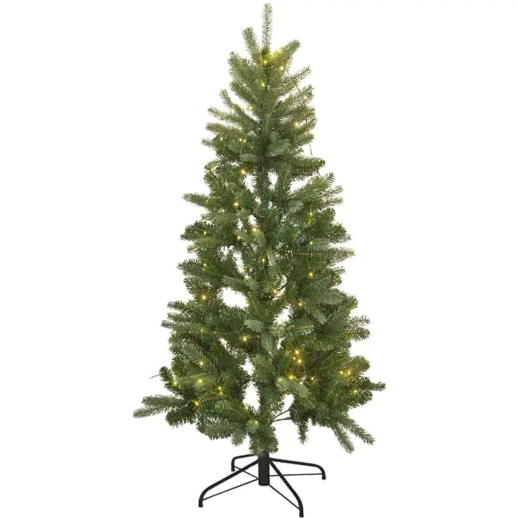 Toppris - Sirius Elton kunstigt juletræ med lys, 150 cm