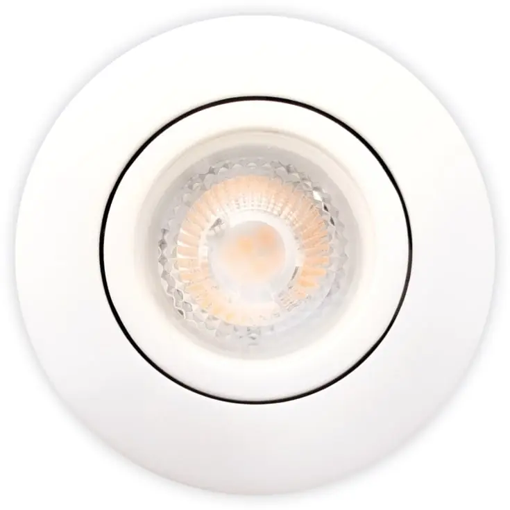 Hurtig afsendelse | Scan Products Luna Quick Install 2.0 indbygningsspot, 2700K, mat hvid