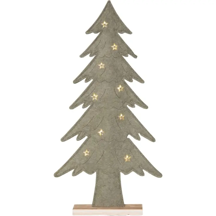 Star Trading Fabbe juletræ med lys, 36 cm | Hurtig levering
