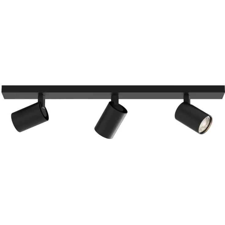 Astro Ascoli Triple Bar spotlampe, 3 spots, sort - Godt tilbud