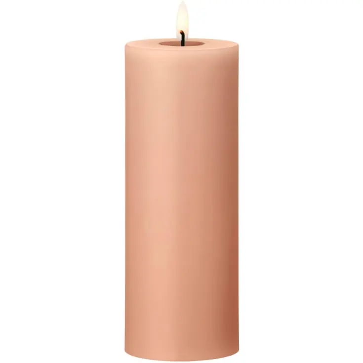 Ester & Erik LED bloklys, rosa, 20 cm - Populært valg