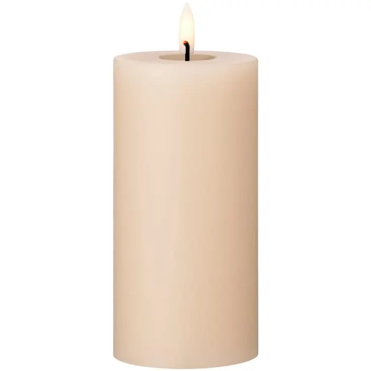 Ester & Erik LED bloklys, creme, 15 cm | Bestseller
