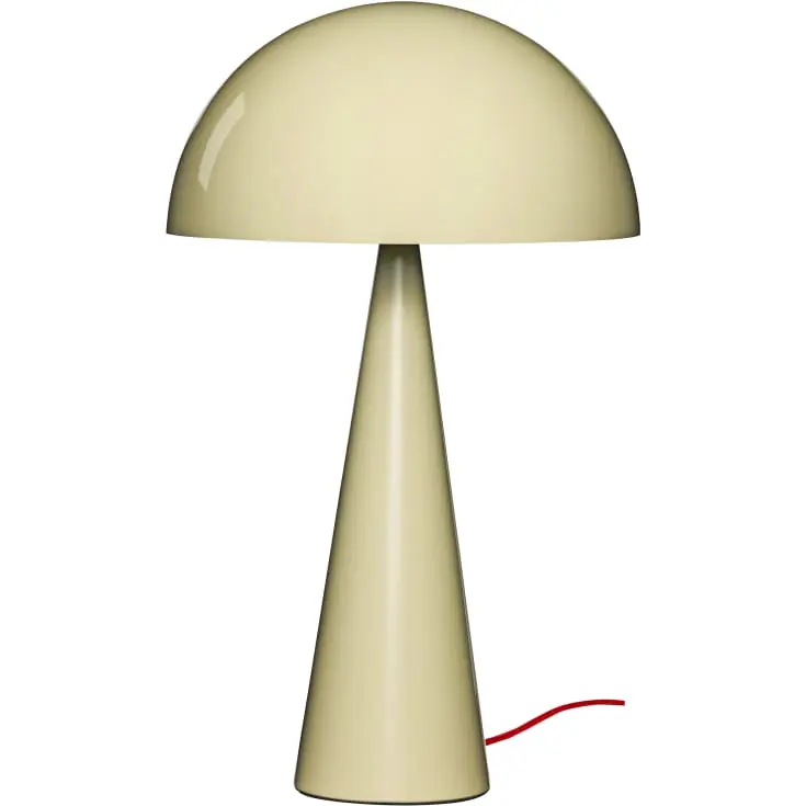 Tilbud - Hübsch Mush bordlampe, sand, 50 cm