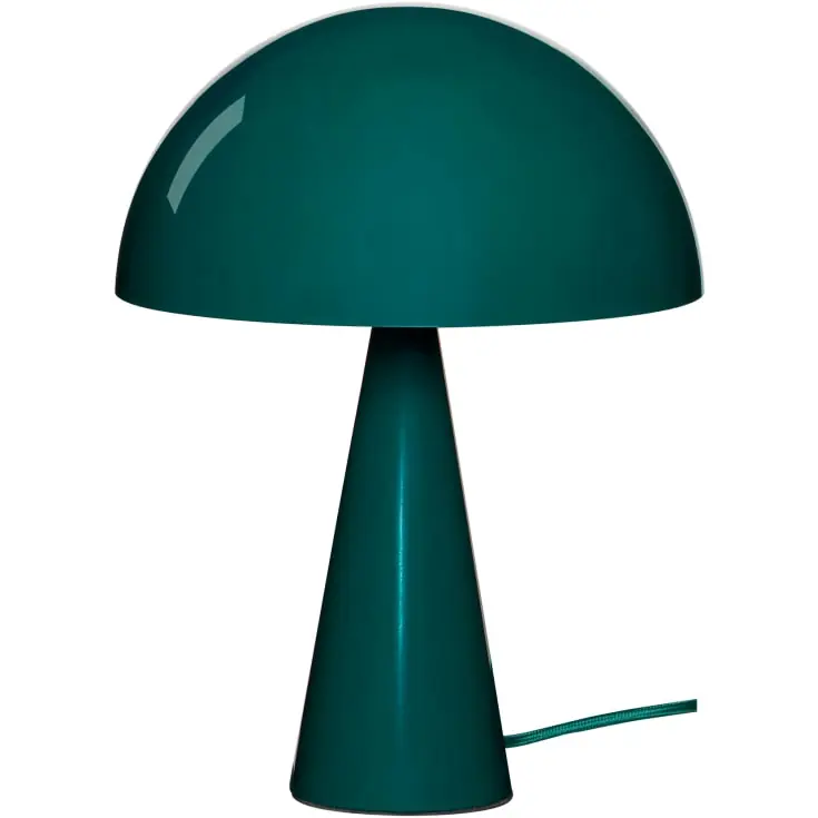 Godt tilbud | Hübsch Mush bordlampe, mørkegrøn, 34 cm
