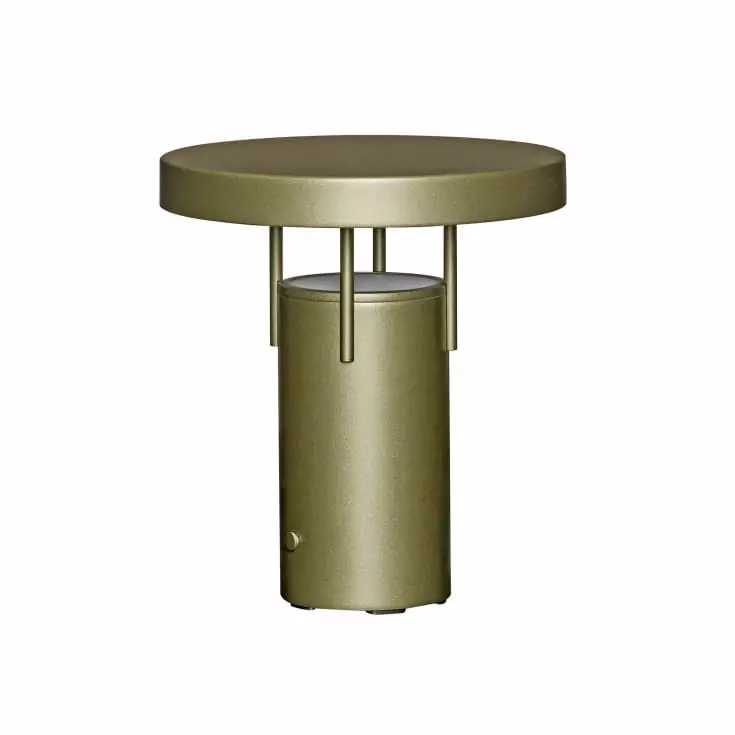 Hübsch BringMe Mini genopladelig bordlampe, mørkegrøn | Outlet