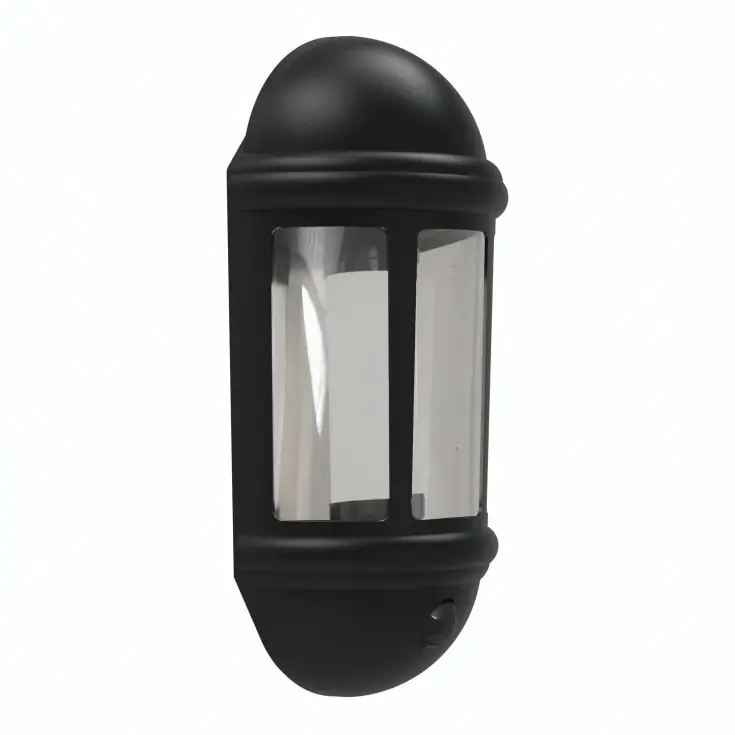 4lite Lantern Half udendørs væglampe med sensor | Topkvalitet
