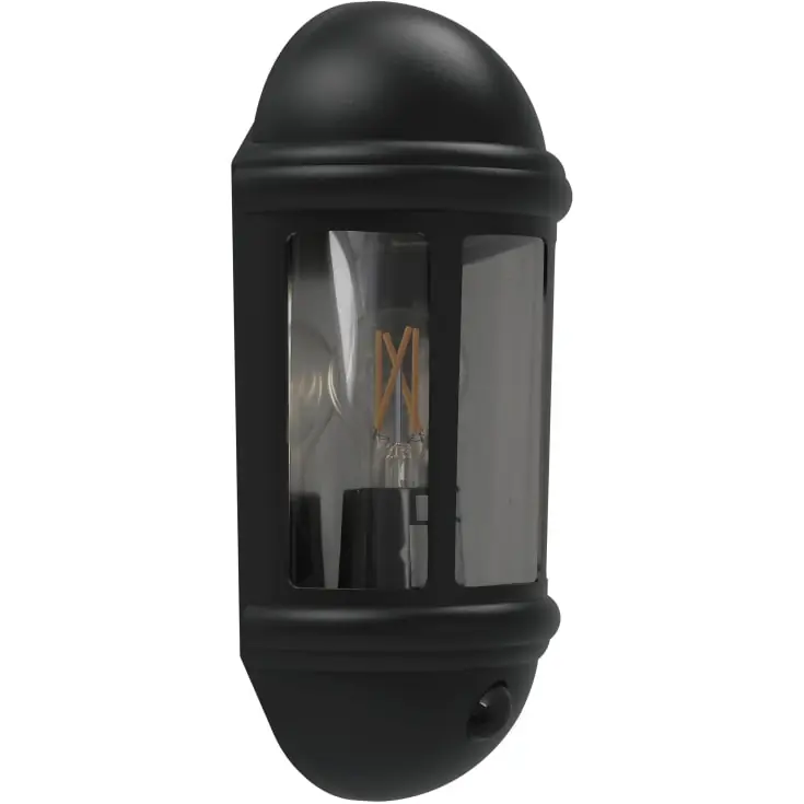 Skynd dig - 4lite Lantern Half udendørs væglampe med sensor