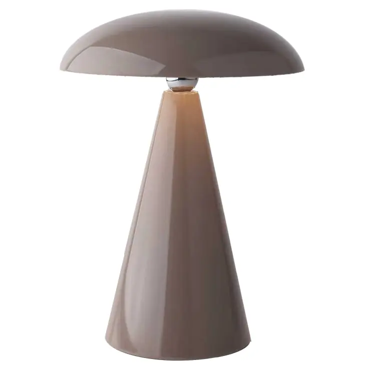 Veli Line Swing genopladelig bordlampe, brun - Fordelagtig pris