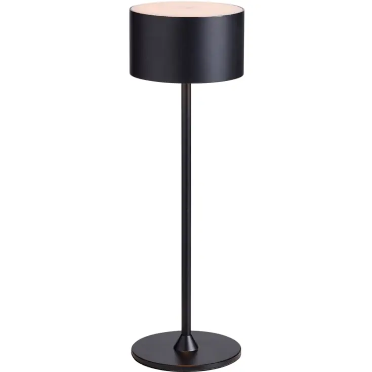 Tilbudspris | Nielsen Light Bistro genopladelig bordlampe, sort