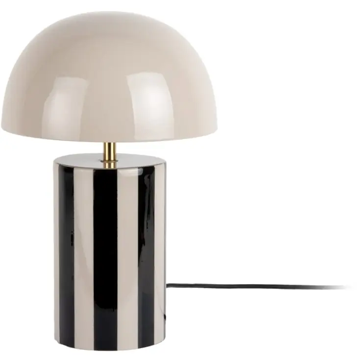 Kan bestilles - Leitmotiv Rayado bordlampe, stribet sort