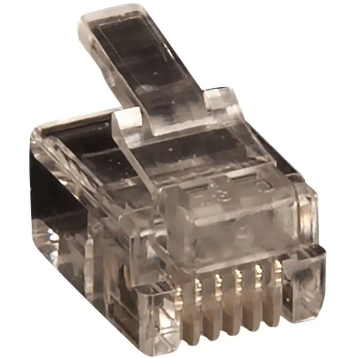 Lan-Com modular stikprop, RJ12, 6P/6C - Kun kort tid
