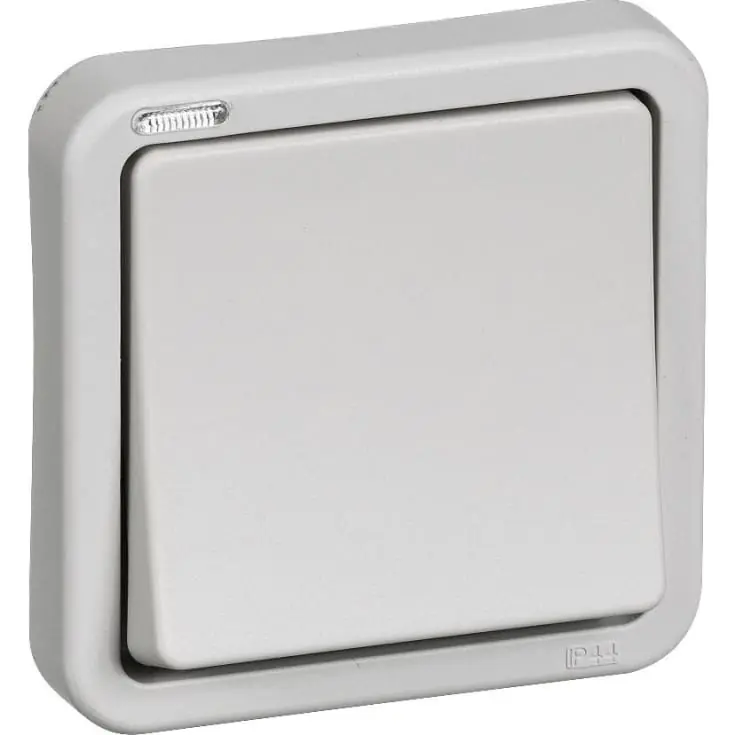 Ekspreslevering - LK Opus 74 korrespondance afbryder med lampe