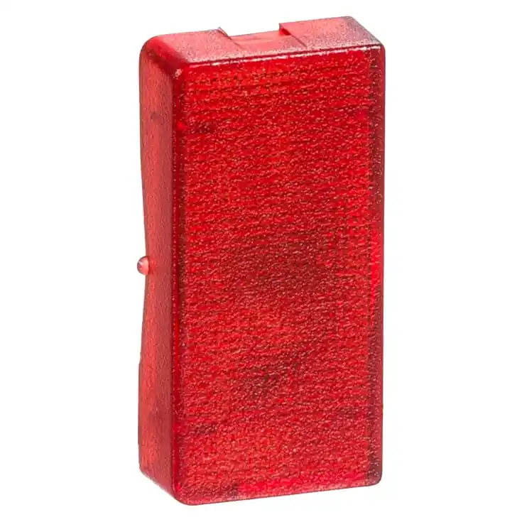 Topprodukt | 10 stk LK Fuga glimlampe, 400V, 0,5 modul, rød