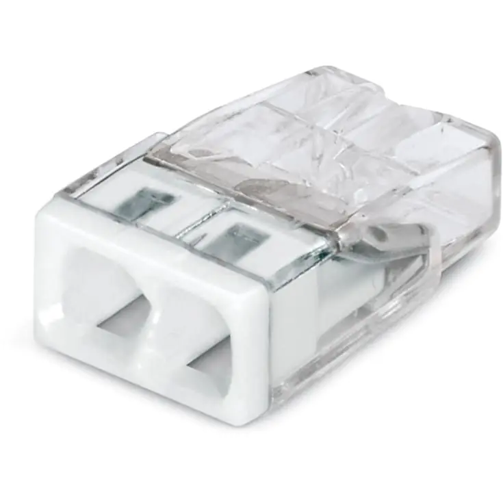 100 stk Wago skrueløse samlemuffer, 2 x 0,5-2,5 mm² | Premium