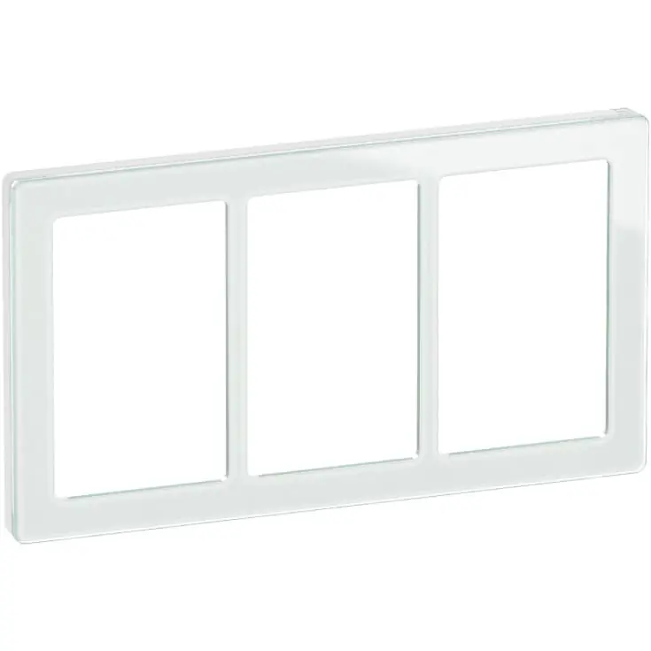Nyt i shoppen | LK Fuga Pure 66 designramme, 3x1,5 modul, hvid