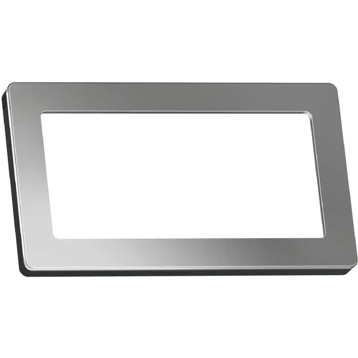 Tilbuddet slutter snart | LK Fuga Pure 66 glasramme, 1x2 modul, stål