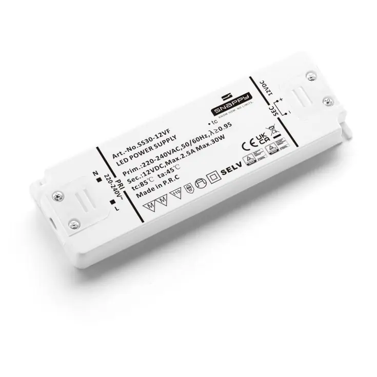 Snappy LED driver, 12V, 30W | Nyhed