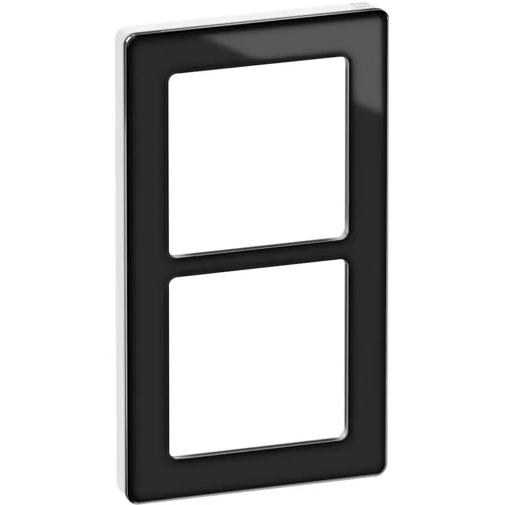 10 stk LK Fuga Pure designramme 2 modul, sort/hvid - God pris